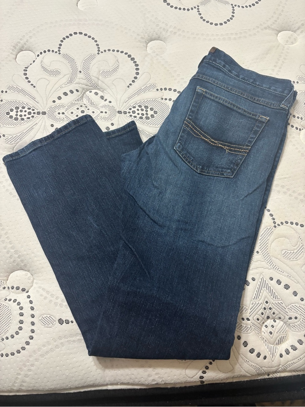 Ariat Men's Dark Blue Straight-Leg Jeans